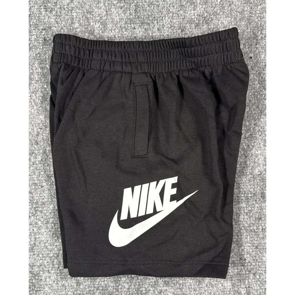 Nike Toddler Boys 3T 2-3Yrs Black Sportswear Club Fleece Shorts NWT
